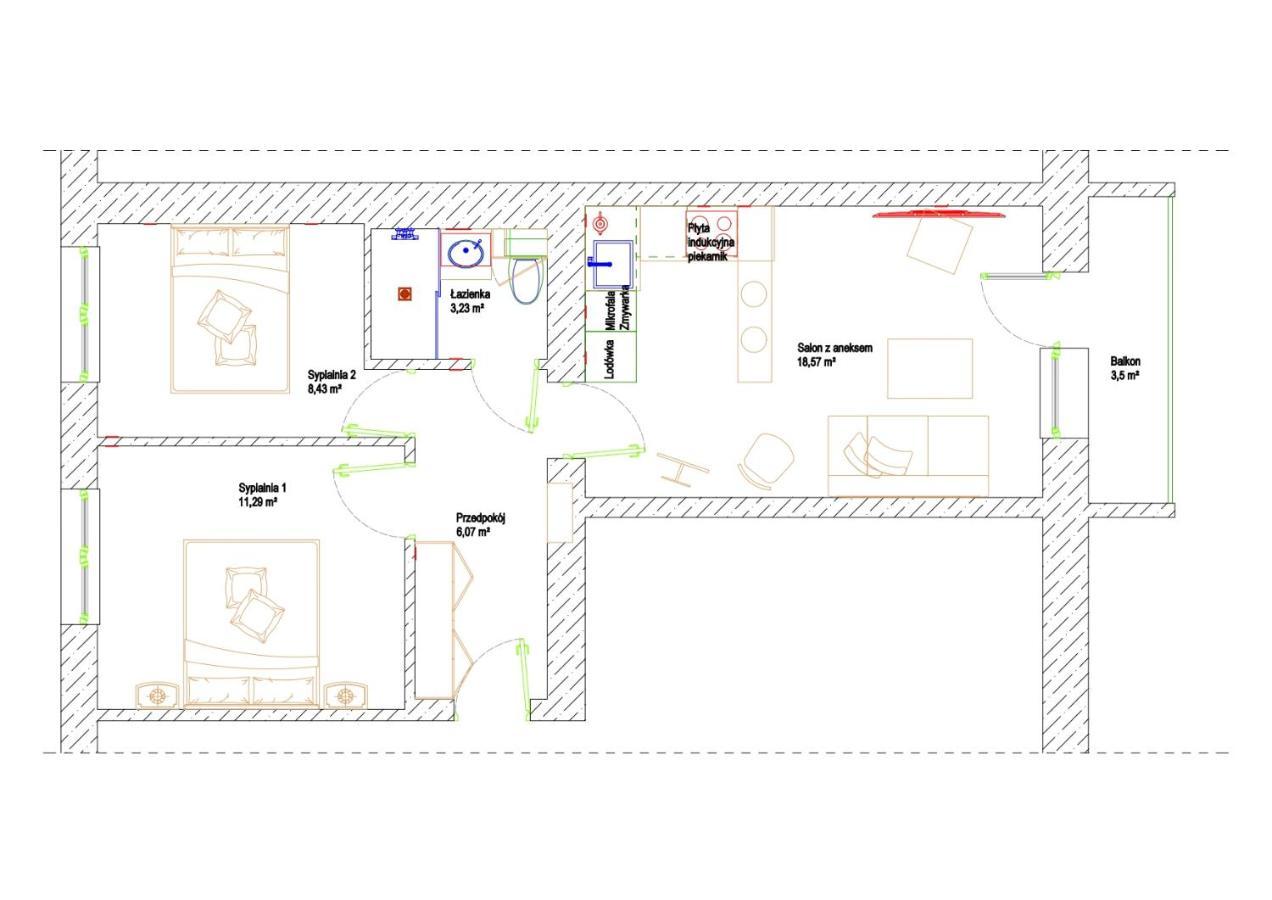 Apartamento Apartament 3 Pokoje Balkon 50M2 Wyposazone Parking Breslavia Exterior foto